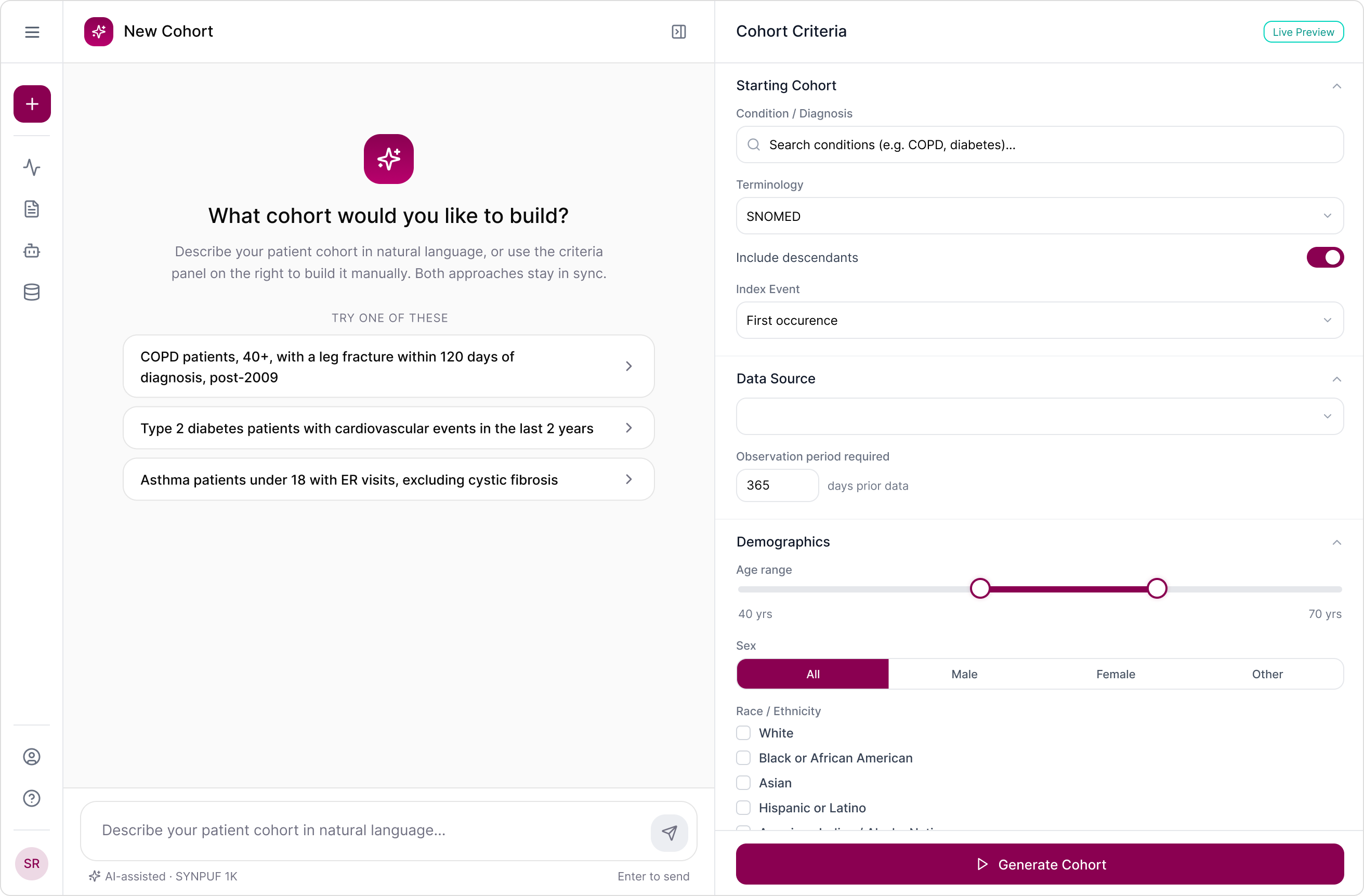 Clinical Trial Design Platform, AstraZeneca — screen 2